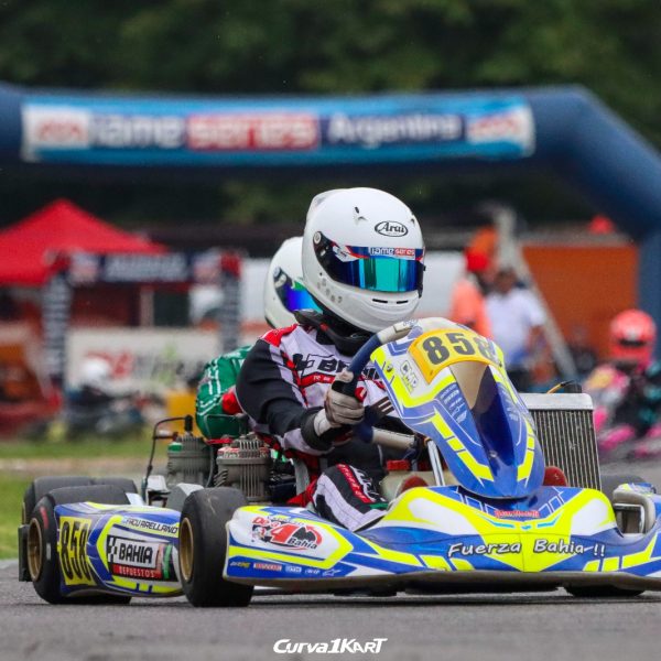 Facu Arellano brilló en el Iame Series y se llevó la victoria en su segunda carrera