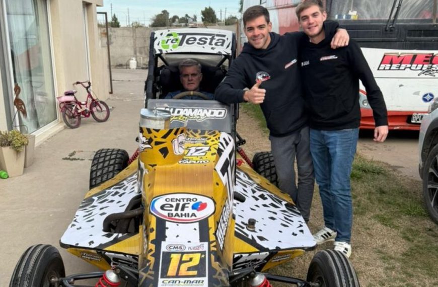 Papá Todino sale a pista: “Nos encantó el Midget desde el día que Juani debutó”